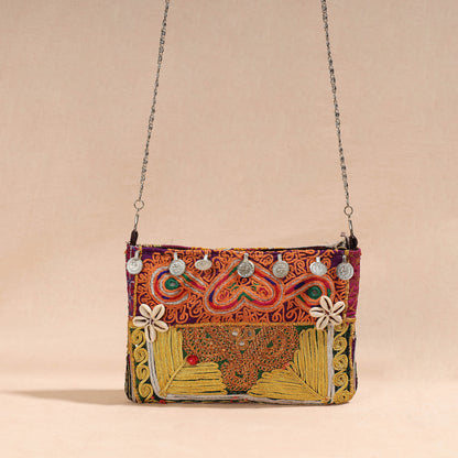 Multicolor - Handcrafted Multicolored Vintage Afghani Sling Bag