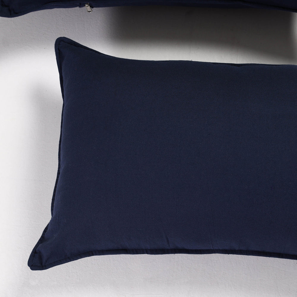 plain pillow covers set 