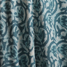 Blue - Bagru Dabu Hand Block Print Natural Dyed Cotton Fabric 63