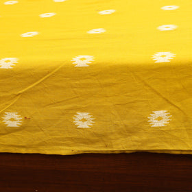 Yellow - patchwork cotton double jacquard bedsheet set 09