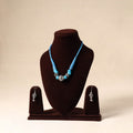 Blue German Silver Necklace Set