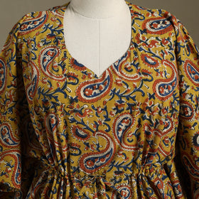 Sanganeri Block Print Cotton Kaftan (Short)