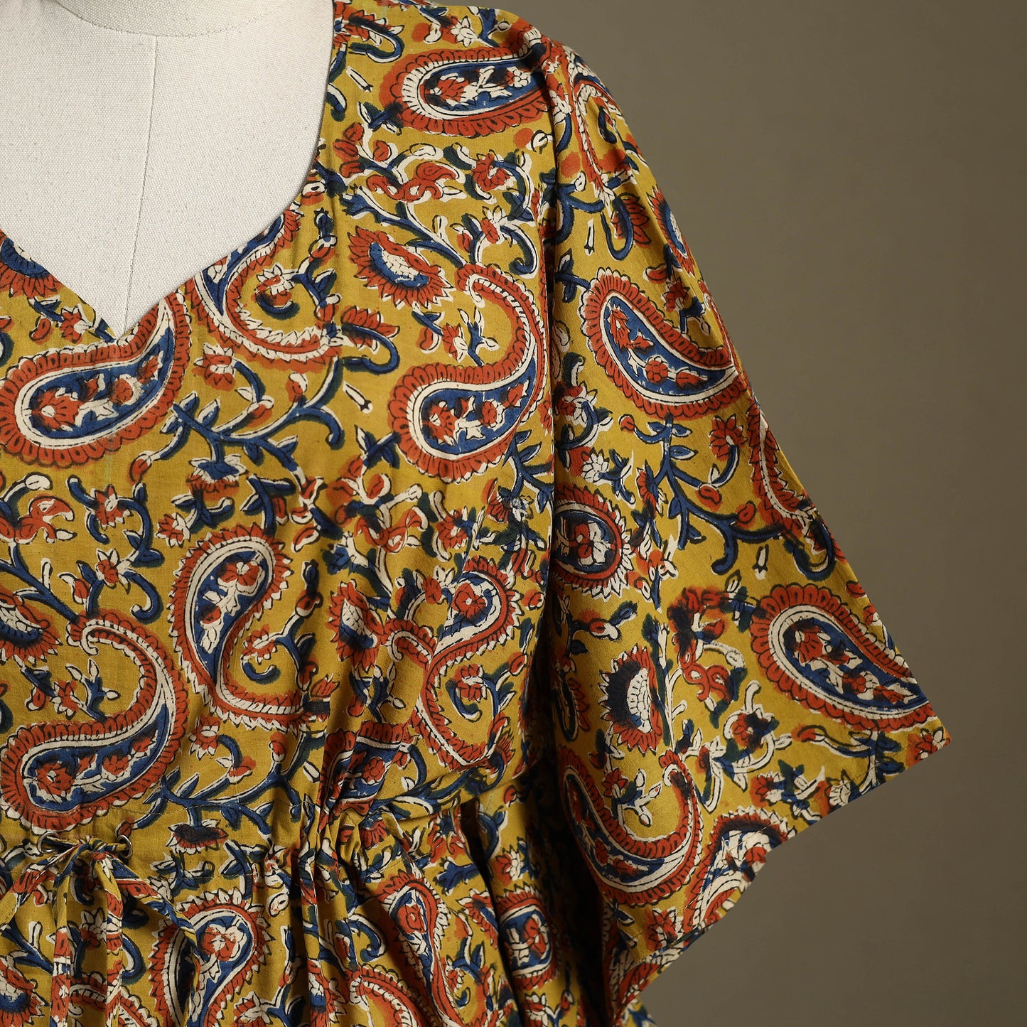 Sanganeri Block Print Cotton Kaftan (Short)