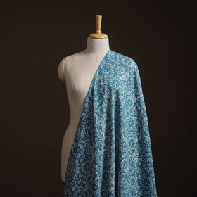 Gray -  Bagru Dabu Hand Block Print Natural Dyed Cotton Fabric 65