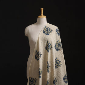 Natural Dyed Ajrakh Hand Block Print Cotton Hakoba Fabric 130