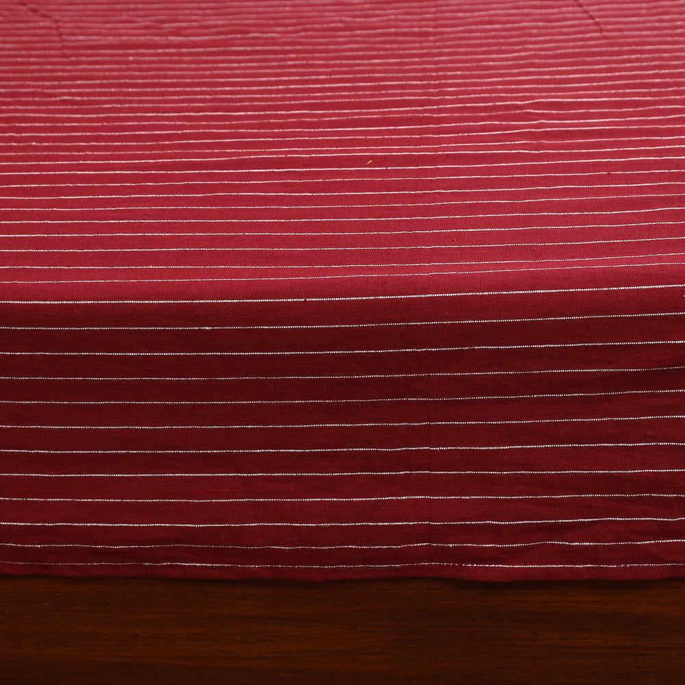 Maroon - Patchwork Cotton Double Jacquard Bedsheet Set 19