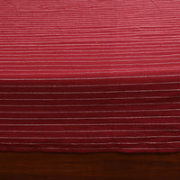 Maroon - Patchwork Cotton Double Jacquard Bedsheet Set 19