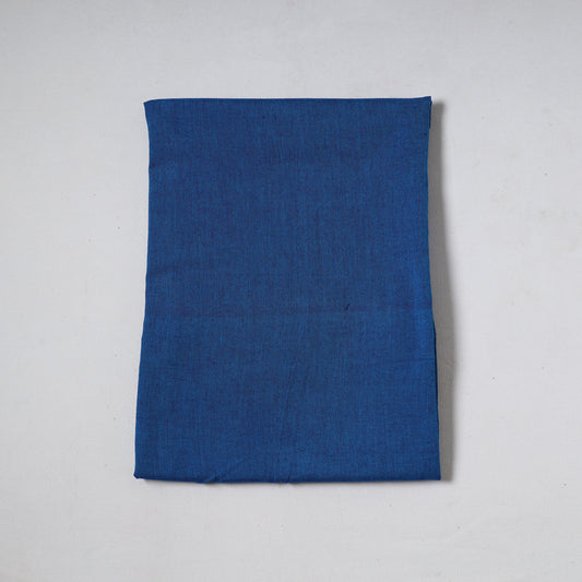 Blue - Jhiri Pure Handloom Cotton Precut Fabric (1 meter) 32