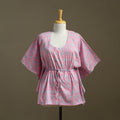 Sanganeri Block Print Cotton Kaftan (Short)