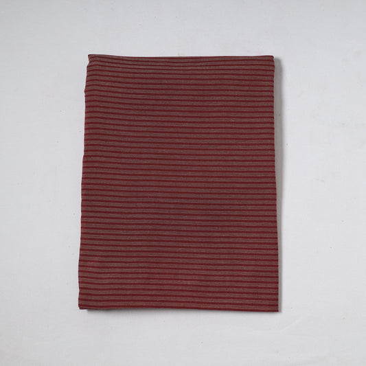 Maroon - Jhiri Pure Handloom Cotton Precut Fabric (1.5 meter) 33