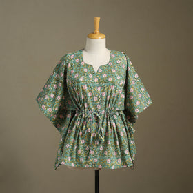 Sanganeri Block Print Cotton Kaftan (Short)