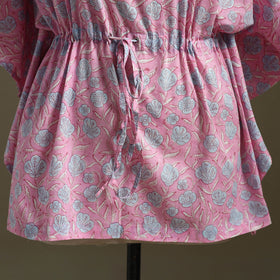 Sanganeri Block Print Cotton Kaftan (Short)