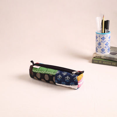Patchwork Quilted Pencil Pouch 44
