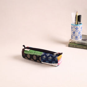 Patchwork Quilted Pencil Pouch 44