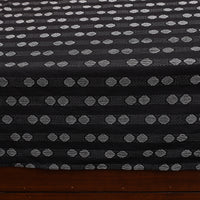 Black - Patchwork Cotton Double Jacquard Bedsheet Set 18