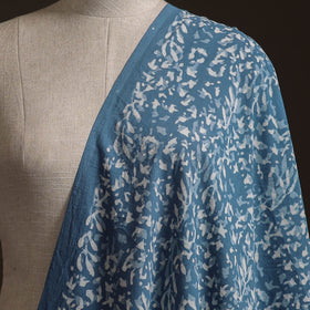 Blue - Bagru Dabu Hand Block Print Natural Dyed Cotton Fabric 67