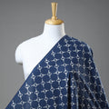 Blue - Indigo Bagru Block Print Cotton Fabric 15