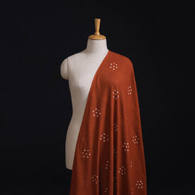 Kutch Organic Kala Cotton Pure Handwoven Bandhani Fabric 17