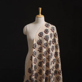 Natural Dyed Ajrakh Hand Block Print Cotton Hakoba Fabric 137