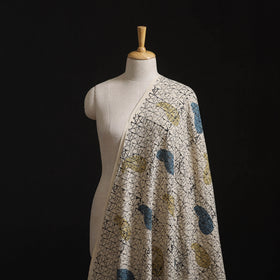Natural Dyed Ajrakh Hand Block Print Cotton Hakoba Fabric 138