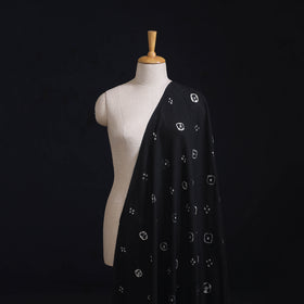 Kutch Organic Kala Cotton Pure Handwoven Bandhani Fabric 16