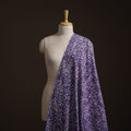 Purple - Bagru Dabu Hand Block Print Natural Dyed Cotton Fabric 68
