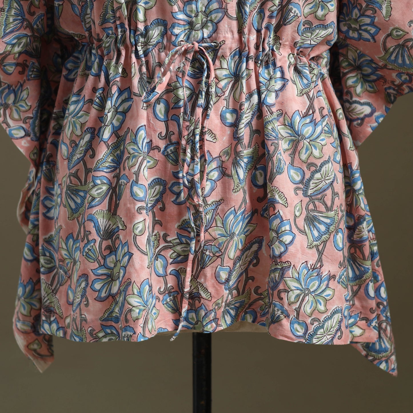 Sanganeri Block Print Cotton Kaftan (Short)