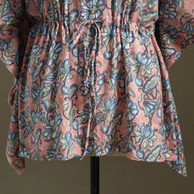 Sanganeri Block Print Cotton Kaftan (Short)