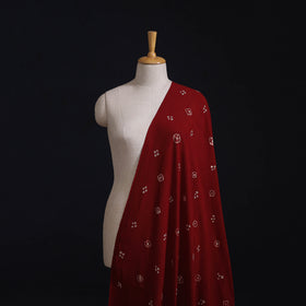Kutch Organic Kala Cotton Pure Handwoven Bandhani Fabric 14