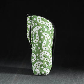 Green Handmade Cotton 1L Water Bottle Cover