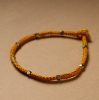 Handcrafted Patwa Thread & Beadwork Anklet 79