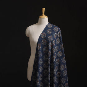 Natural Dyed Ajrakh Hand Block Print Cotton Hakoba Fabric 141
