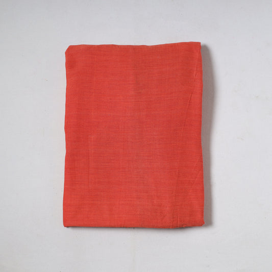 Orange - Jhiri Pure Handloom Cotton Precut Fabric (2 meter) 36