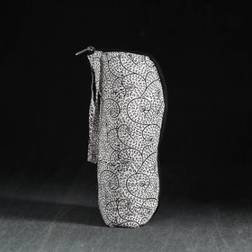 Black Handmade Cotton 1L Water Bottle Cover