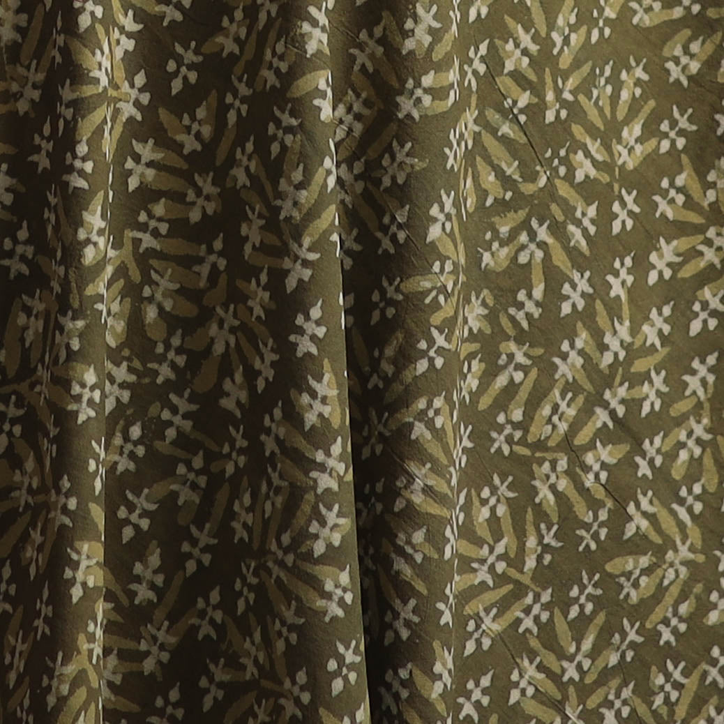 Bagru Dabu Hand Block Print Natural Dyed Cotton Fabric 69