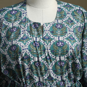 Sanganeri Block Print Cotton Kaftan (Short)