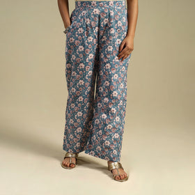 Buy Block Print Cotton Sanganeri Palazzo 