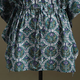 Sanganeri Block Print Cotton Kaftan (Short)