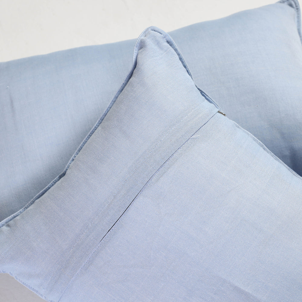 plain pillow covers set 