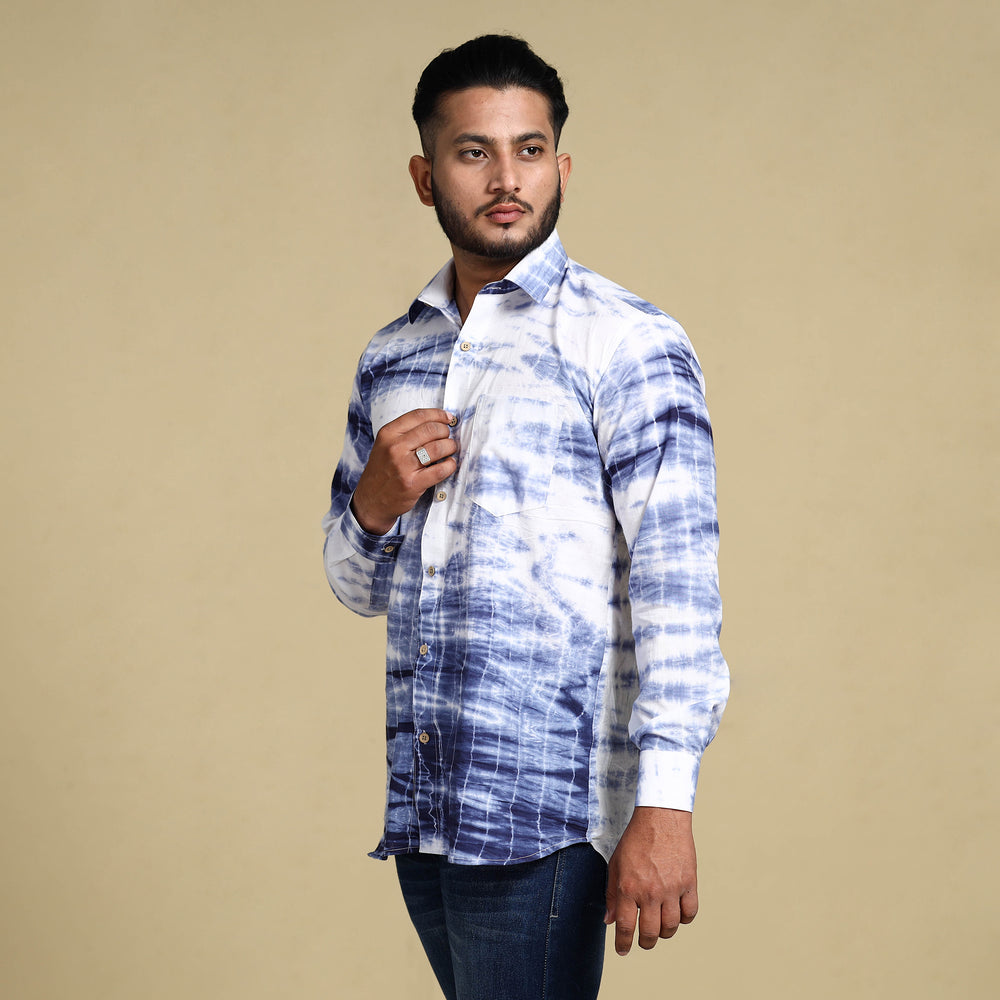 Shibori men shirt