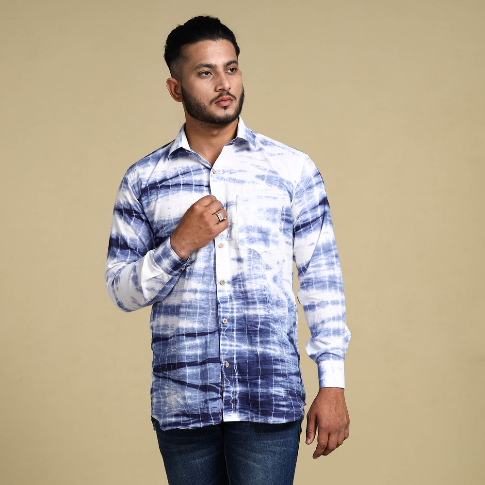 Shibori men shirt