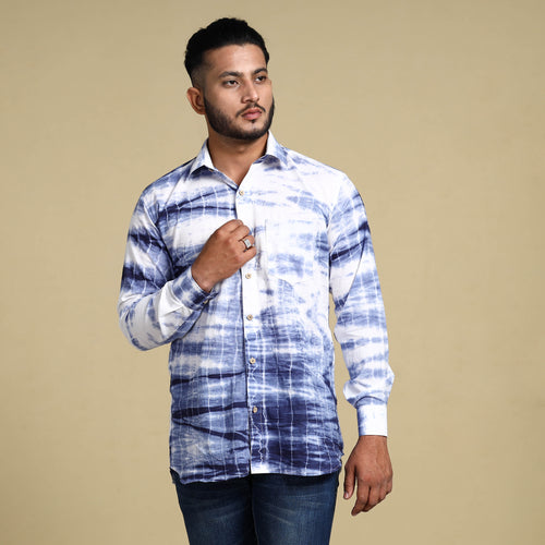 Shibori men shirt