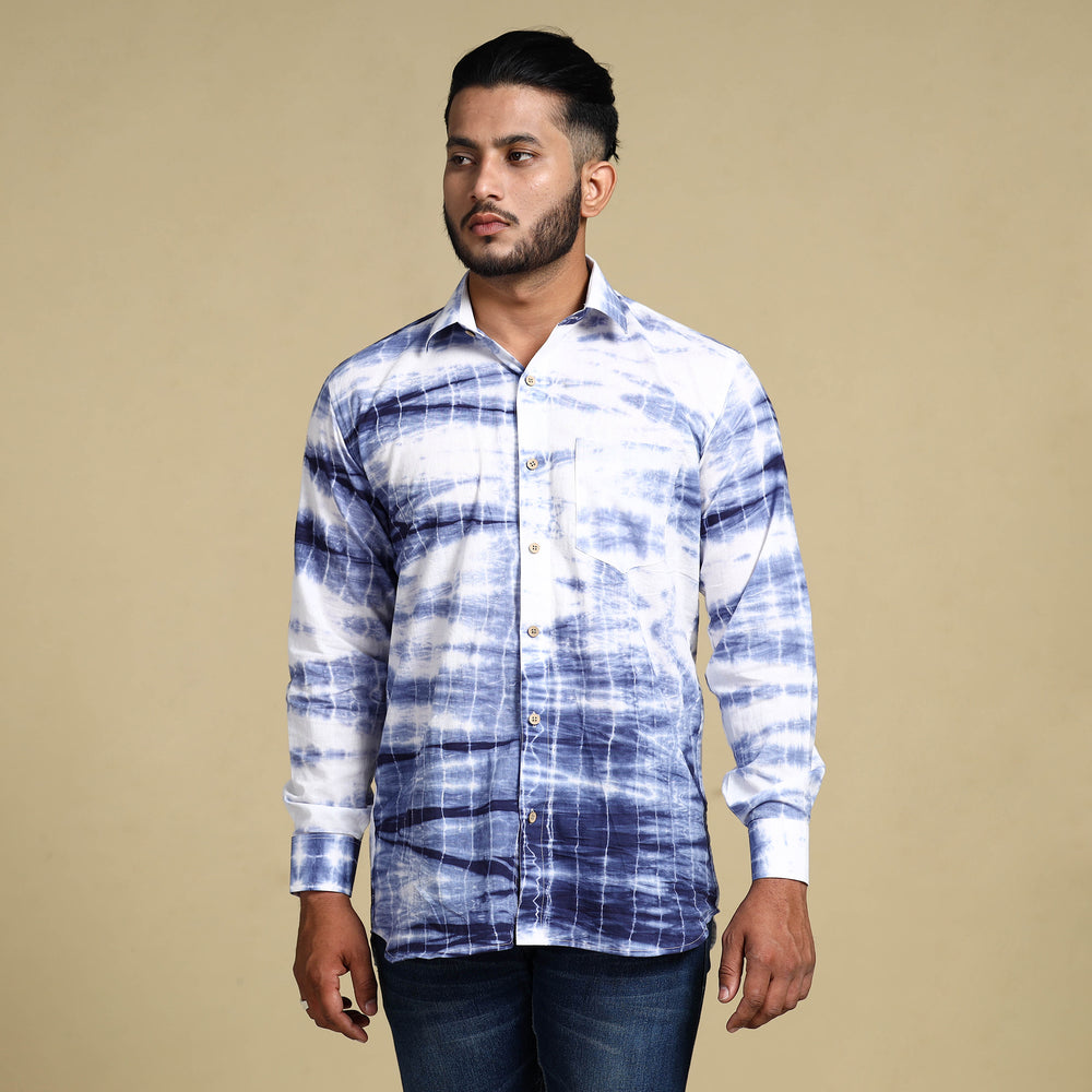 Shibori men shirt