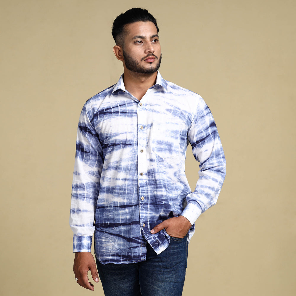 Shibori men shirt