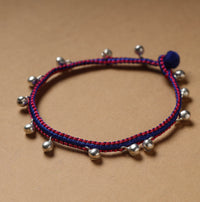 Handcrafted Patwa Thread & Ghungroo Work Anklet 84