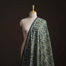 Green - Bagru Dabu Hand Block Print Natural Dyed Cotton Fabric 73