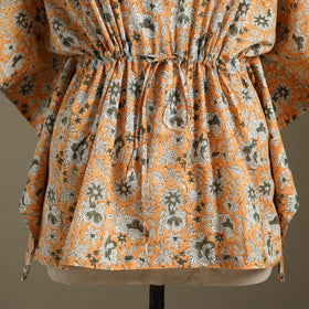 Sanganeri Block Print Cotton Kaftan (Short) 