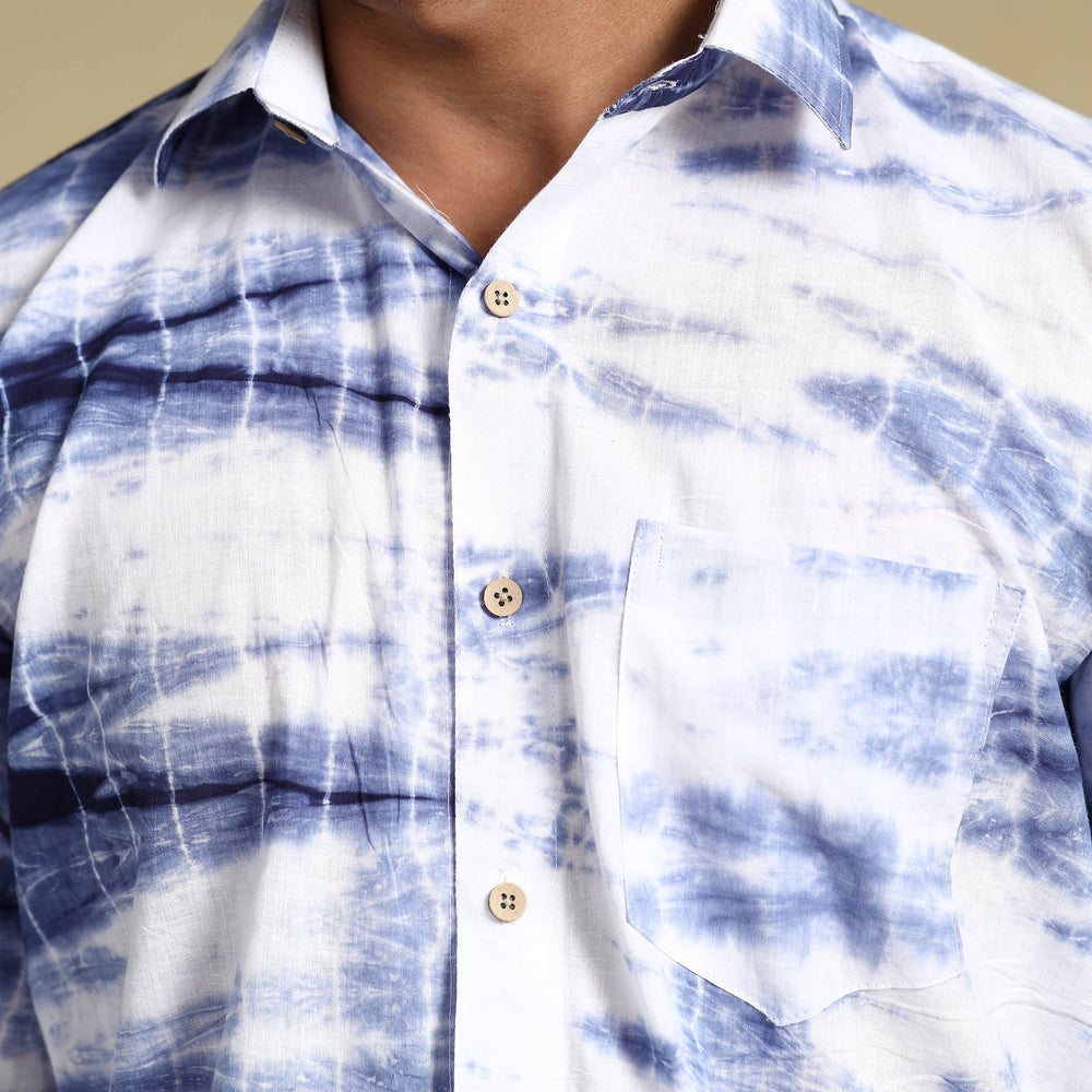 Shibori men shirt