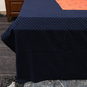 Blue - patchwork cotton double jacquard bedsheet set 14