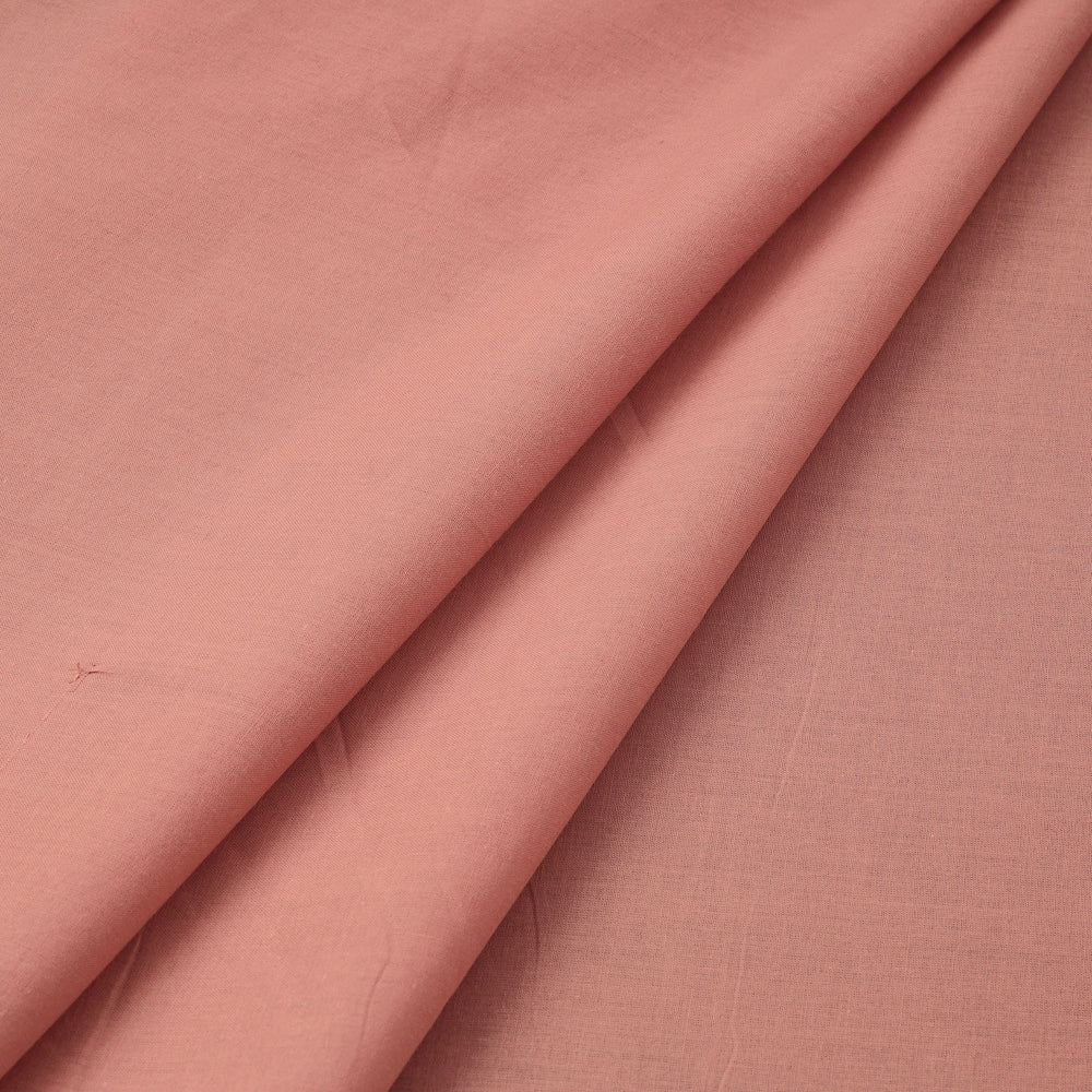 Peach - Prewashed Cotton Plain Fabric 07